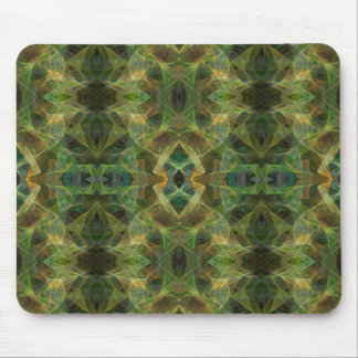 Green Fractal Mousepad