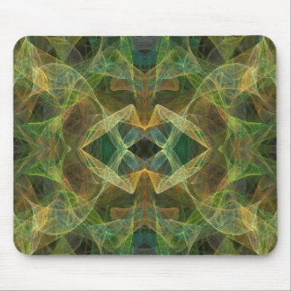 Green Fractal Mousepad