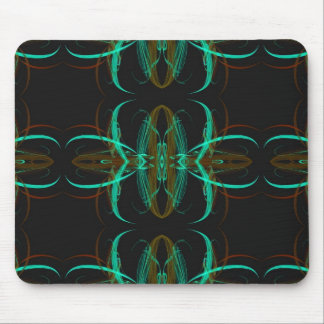 Green Fractal Mousepad