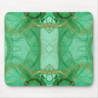 Green Fractal Mousepad