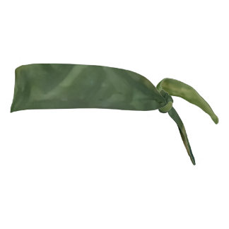 Green Fractal Tie Headband