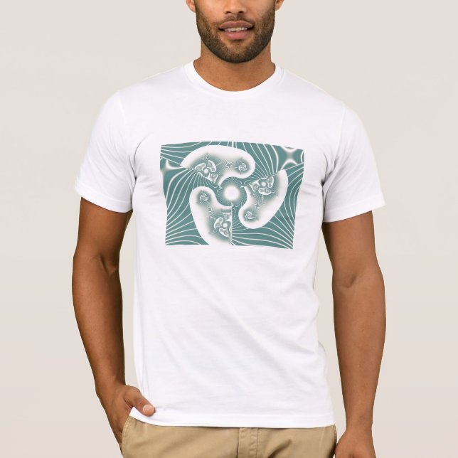 Green fractals t-shirt (Front)