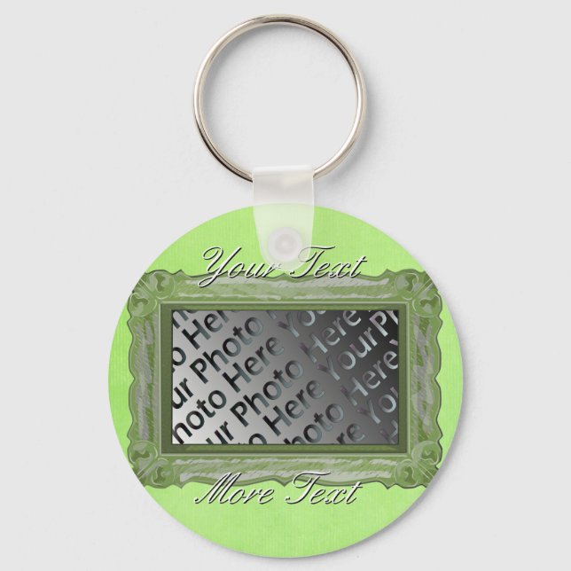 Green Frame Keychain (Front)