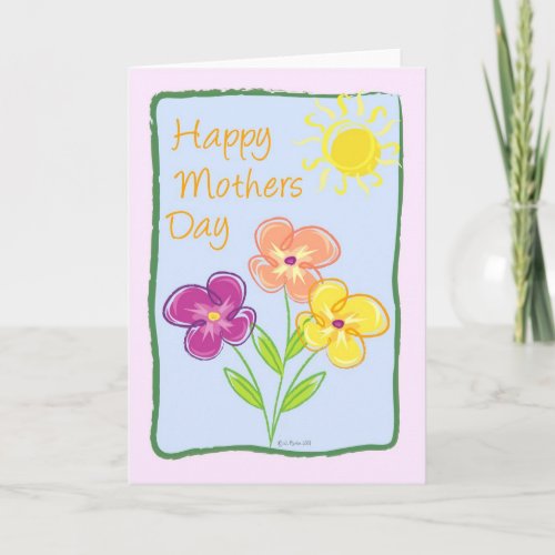 Green Frame_Mothers Day Card