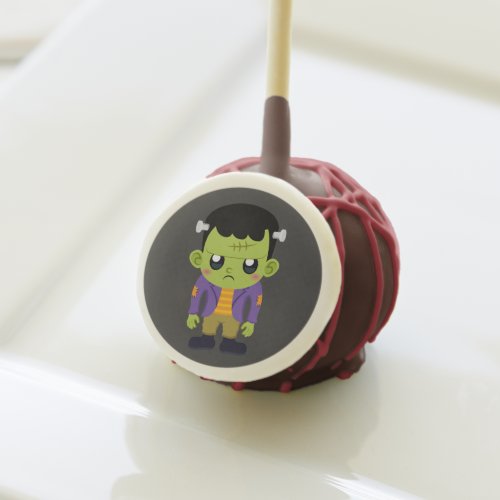 Green Frankenstein Monster Halloween Cake Pops