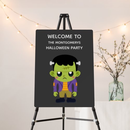  Green Frankenstein Monster Halloween Party Foam Board