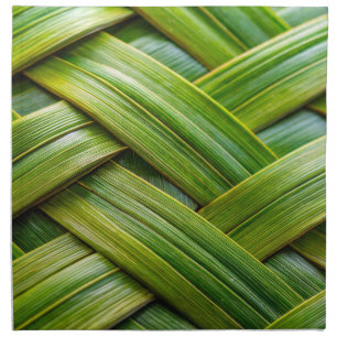 Green Fresh Bamboo Weave Cloth Napkin