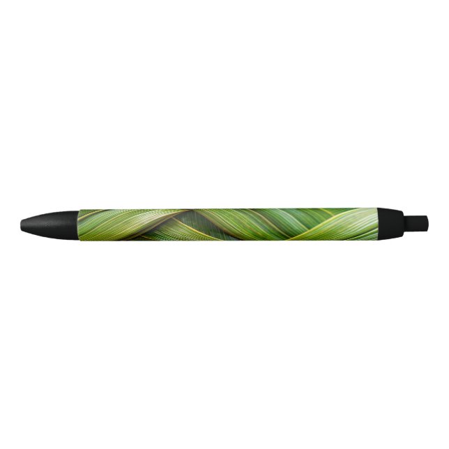 Green Fresh Bamboo Weave  Pen (Front)