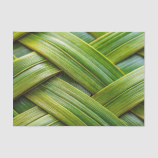 Green Fresh Bamboo Weave  Tissue Paper