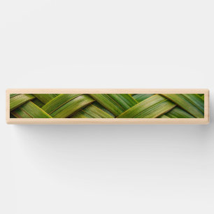 Green Fresh Bamboo Weave  Topple Tower