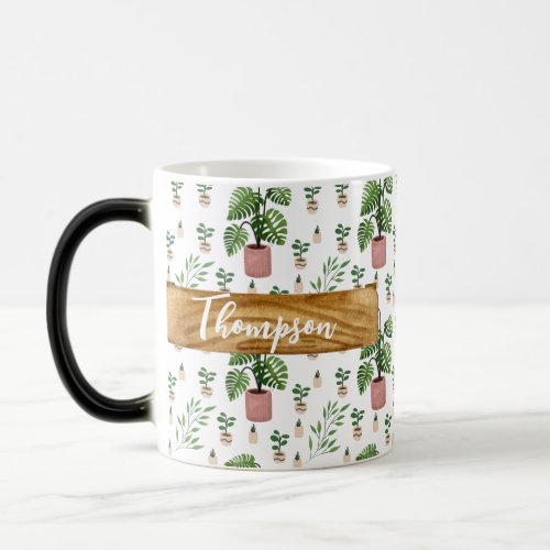 Green fresh Plant Lovers Magic Mug