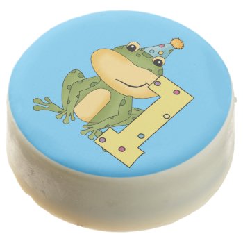 Green Frog 1st Birthday Dipped Oreos by kids_birthdays at Zazzle