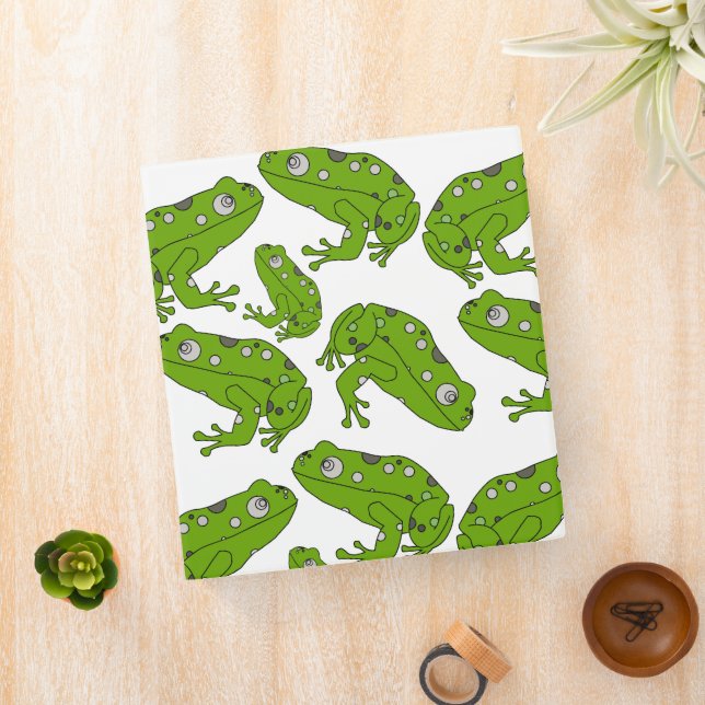 Green Frog 3 Ring Binder (In Situ)