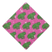 Green Frog Amphibian Animals Pink Glitter Fantasy Graduation Cap Topper ...