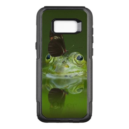 Green Frog and Butterfly OtterBox Commuter Samsung Galaxy S8+ Case