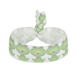 Green Frog Animals Cute Hair Tie