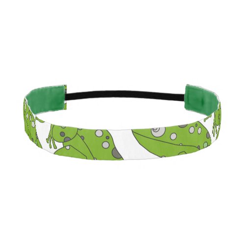 Green Frog Athletic Headband