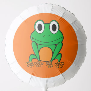 Green frog balloon