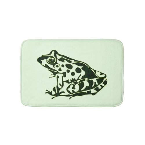 Green Frog Bathroom Mat