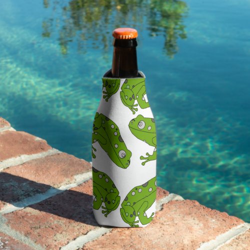 Green Frog Bottle Cooler