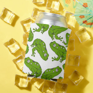 Green Frog  Can Cooler