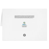 Green Frog Card (Back Horizontal)