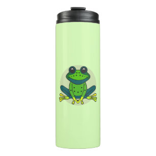 Green Frog Cartoon-74742 Thermal Tumbler