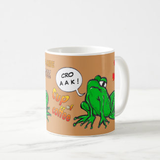 Green Frog Cartoon Coffee Lover Coffee Mug