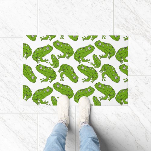 Green Frog Doormat