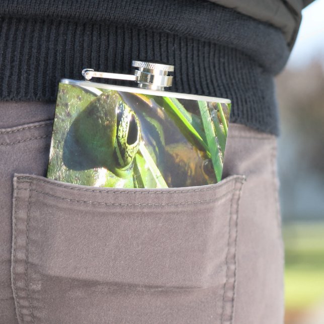 Green Frog Flask (In Situ)