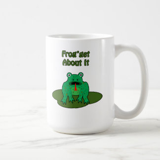 Green Frog - Frog Get About It Coffee Mug