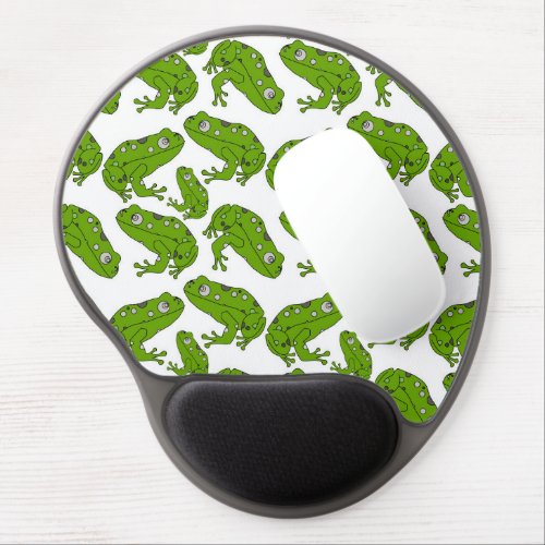 Green Frog Gel Mouse Pad