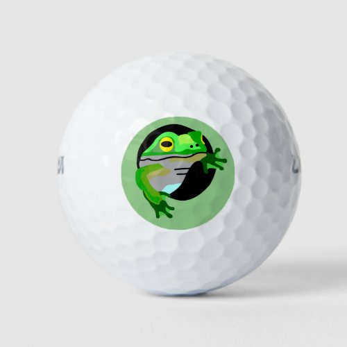 Green Frog   Golf Balls