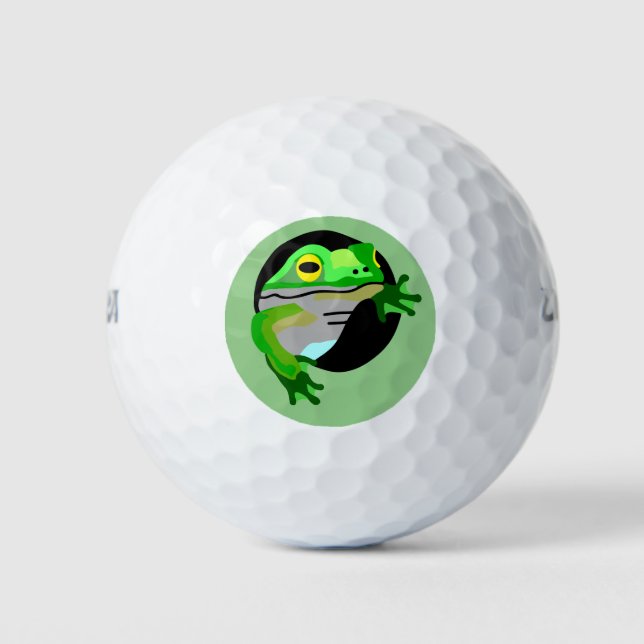 Green Frog   Golf Balls (Front)