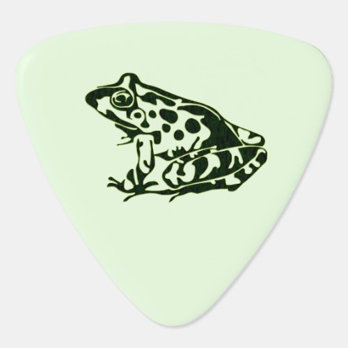 Green Frog Guitar Pick