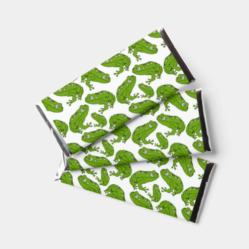 Green Frog Hershey Bar Favors