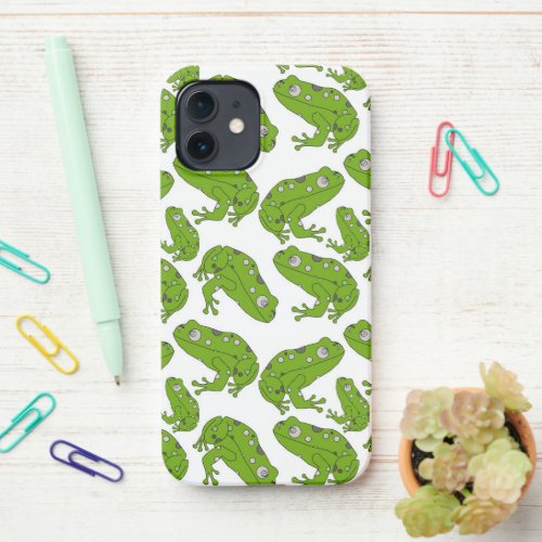 Green Frog iPhone 12 Case