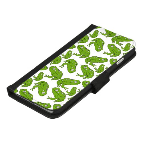 Green Frog iPhone 87 Plus Wallet Case
