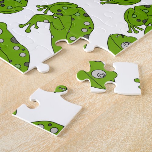 Green Frog Jigsaw Puzzle