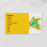 Green Frog Jumping Business Card at Zazzle