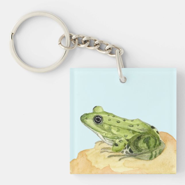 Green Frog Keychain (Front)