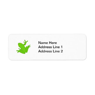 Green Frog Label