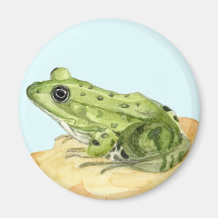 Green Frog Magnet