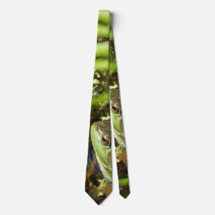 Green Frog Neck Tie