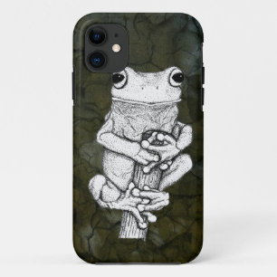 Green Frog on a Case Art by Skye Ryan-Evans ©
