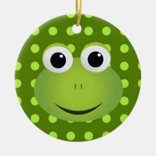 Green Frog Ornament