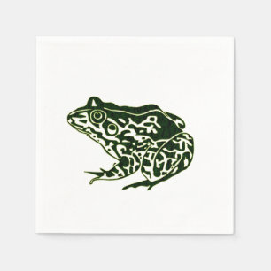 Green Frog Paper Napkins