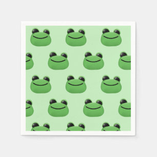 Green Frog Party Napkins
