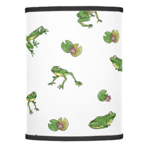 Green Frog Pattern Lamp Shade