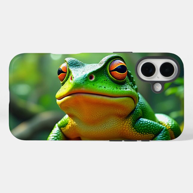 Green Frog Phone Case (Back (Horizontal))